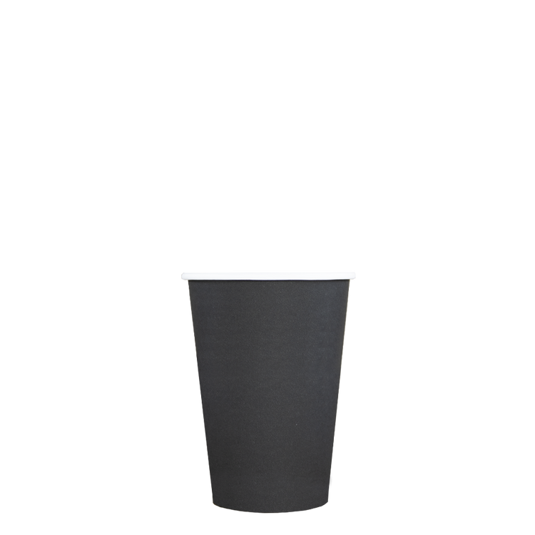 Koffiebekers - FSC® - zwart - 180cc/7.5oz - 2.500 st/ds