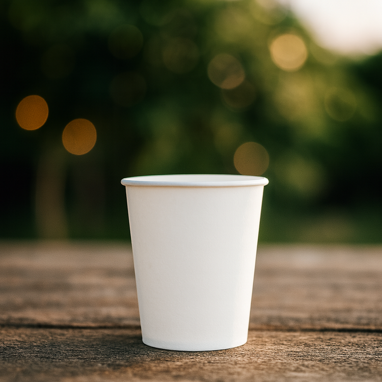 Koffiebekers - Slim Stack - Wit - 150cc/6oz - 2.000 st/ds