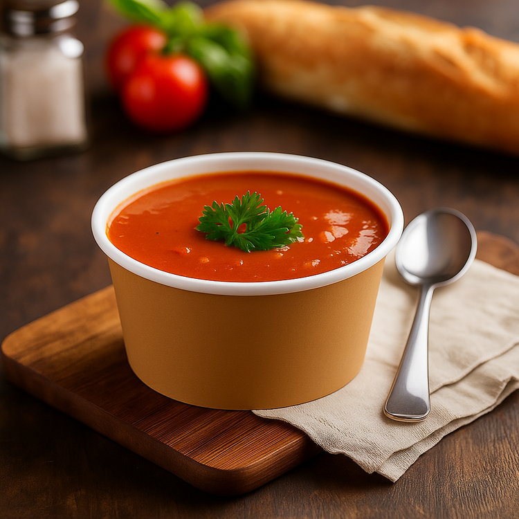 Soepbekers - PE - FSC® Kraft - 360cc/12oz Ø 113mm - 1.000 st/ds