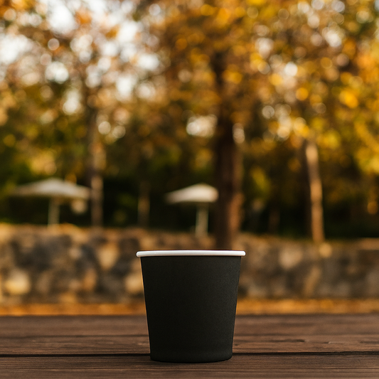 Espressobekers - FSC® - zwart - 120cc/4oz - 1.000 st/ds