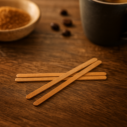 Roerstaafjes Bamboe - 11 cm - 4 x 2.000 stuks