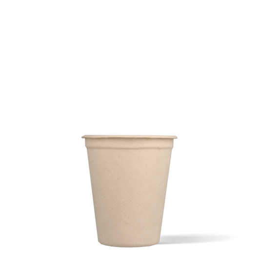 Cappuccinobekers - Bagasse Fiber Cups - créme - 230cc/8oz - 1.000 st/ds