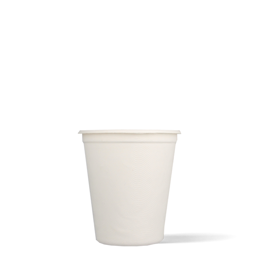 Lattebekers - Bagasse Fiber Cups - gebroken wit - 360cc/12oz - 1.000 st/ds