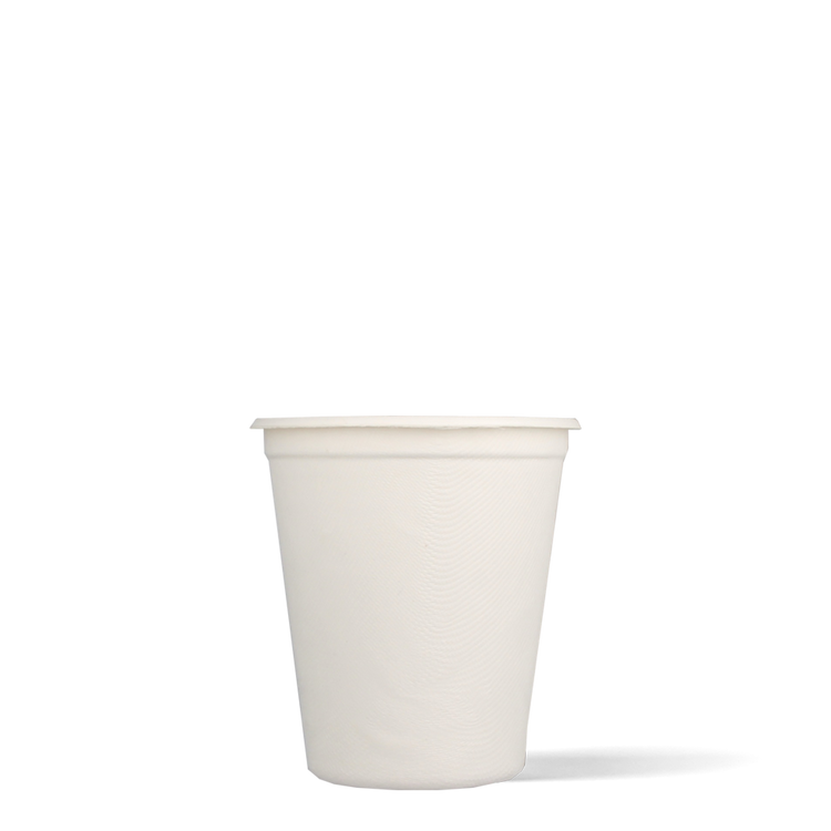 Lattebekers - Bagasse Fiber Cups - wit - 360cc/12oz - 1.000 st/ds