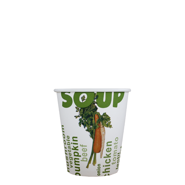 Kartonnen soepbekers - 300cc/10oz - 1.000 st/ds