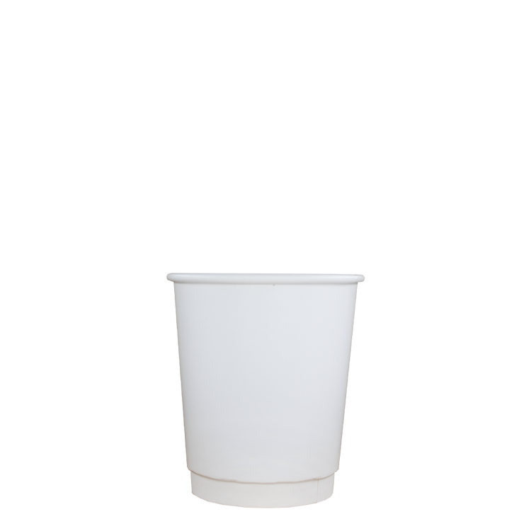 Cappuccinobekers - Double Wall - wit - 230cc/8oz - 500 st/ds