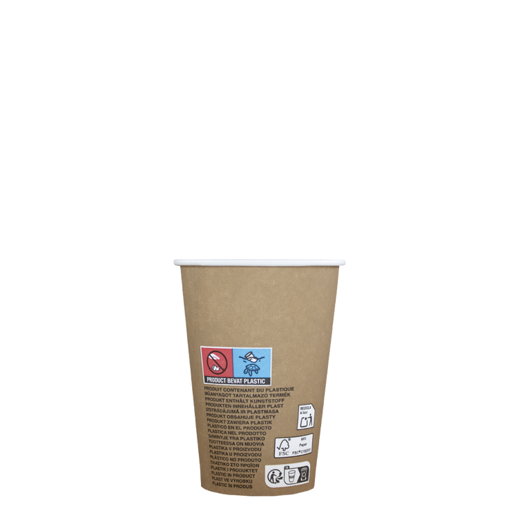 Koffiebekers - FSC® Kraft - Low PE - 180cc/7.5oz - 2.500 st/ds