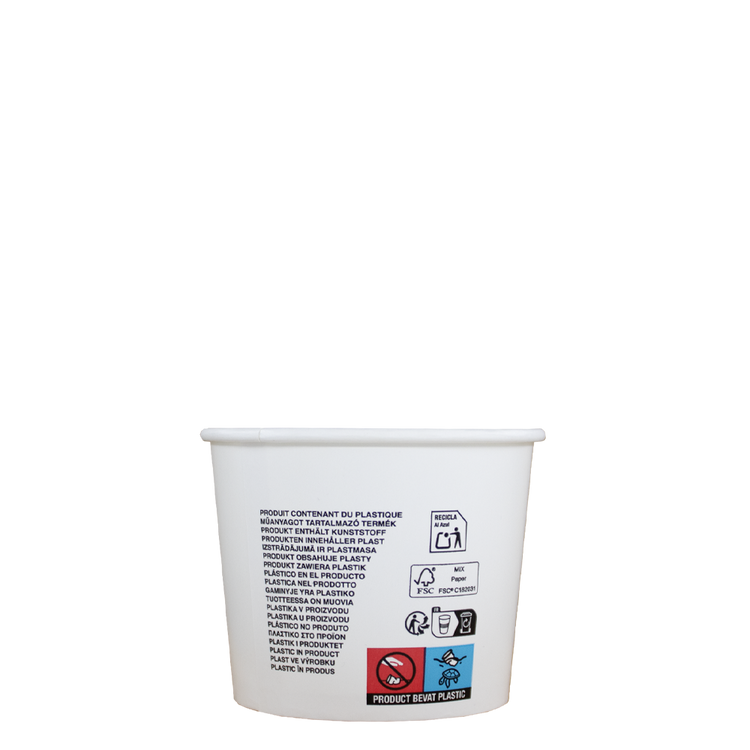 IJsbekers - FSC® - wit - 300cc/10oz - 1.000 st/ds