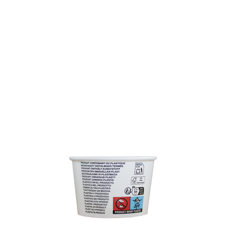 IJsbekers - FSC® - wit - 120cc/4oz - 1.000 st/ds