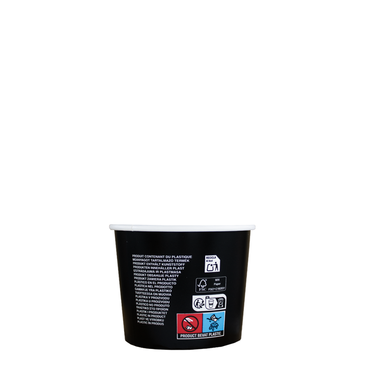 IJsbekers - FSC® - zwart - 300cc/10oz - 1.000 st/ds