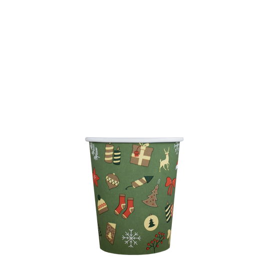 Cappuccinobekers - Kerst - 230cc/8oz - 1.000 st/ds
