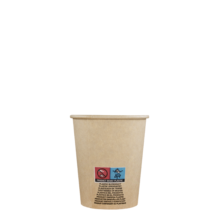 Cappuccinobekers - Kraft - 230cc/8oz - 1.000 st/ds