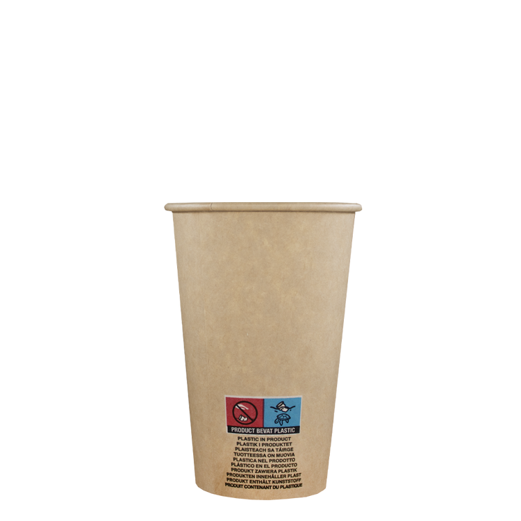 Lattebekers - Kraft - 360cc/12oz Vending (80mm top) - 1.000 st/ds