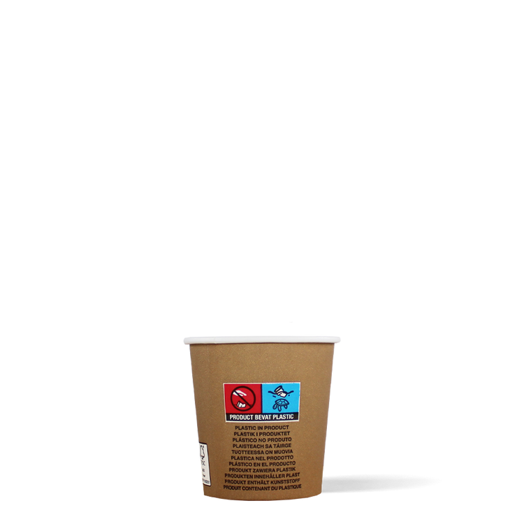 Espressobekers - FSC® Kraft - 120cc/4oz - 1.000 st/ds