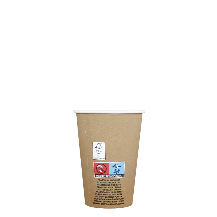 Koffiebekers - FSC® Kraft - Low PE - 180cc/7.5oz - 2.500 st/ds
