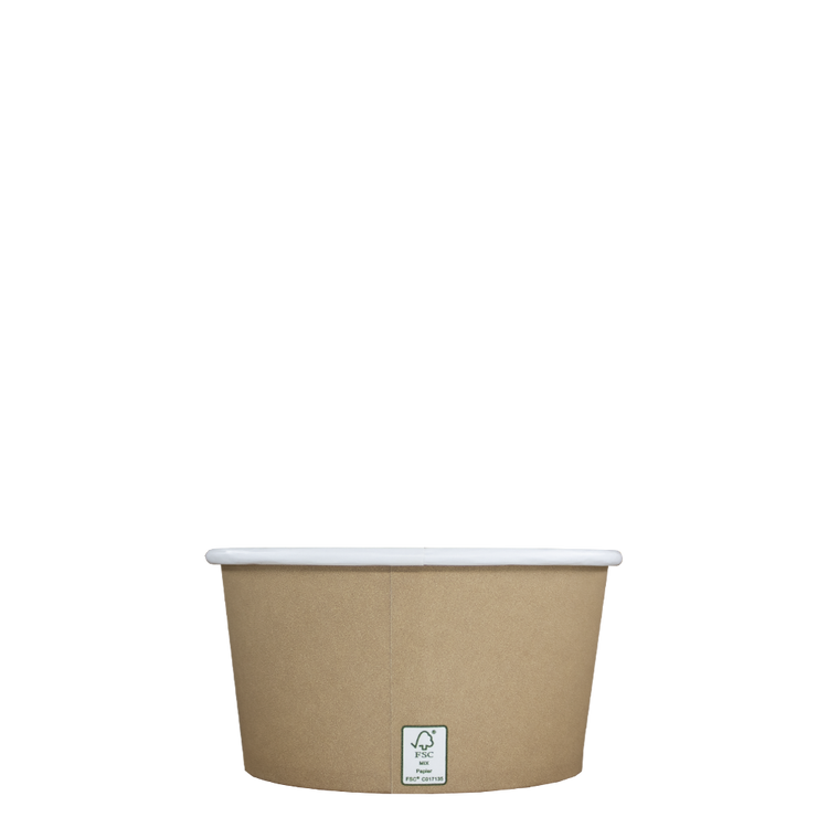 Soepbekers - PE - FSC® Kraft - 360cc/12oz Ø 113mm - 1.000 st/ds