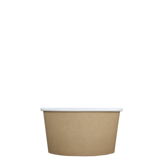 Soepbekers - PE - FSC® Kraft - 300cc/12oz Ø 113mm - 1.000 st/ds
