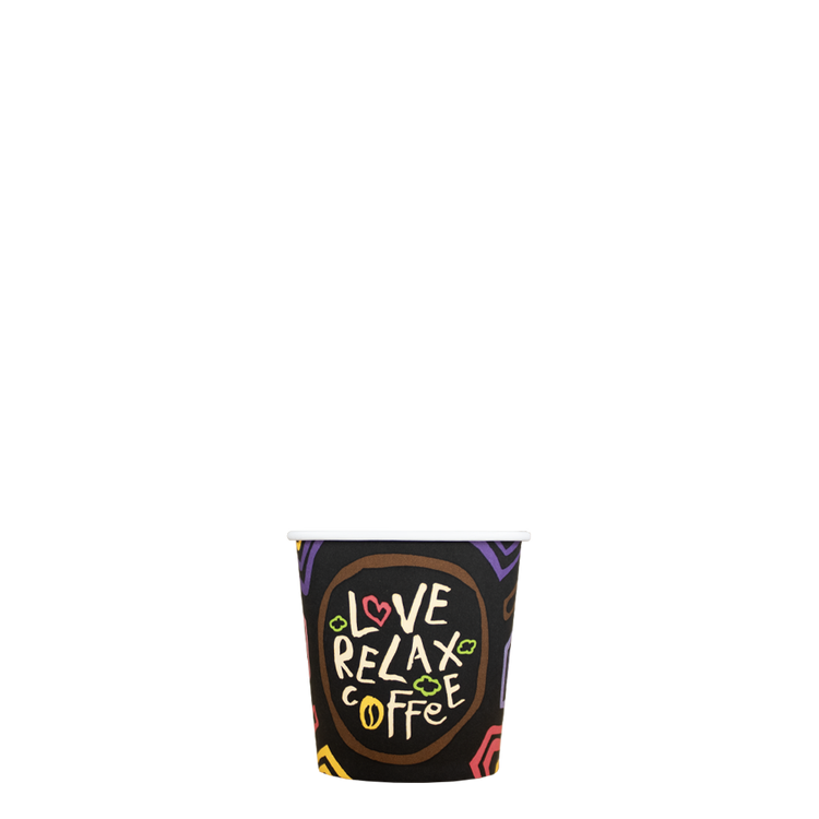 Espressobekers - Love, Relax, Coffee - FSC® - 120cc/4oz - 1.000 st/ds