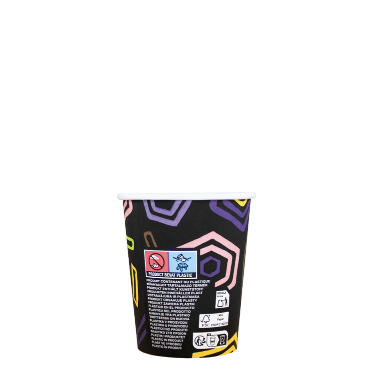 Cappuccinobekers - Love, Relax, Coffee - FSC® - 230cc/8oz - 1.000 st/ds