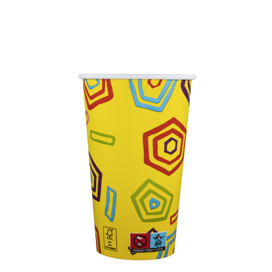 Milkshakebekers - Love, Relax, Drink - FSC® - 450cc/16oz - 500 st/ds