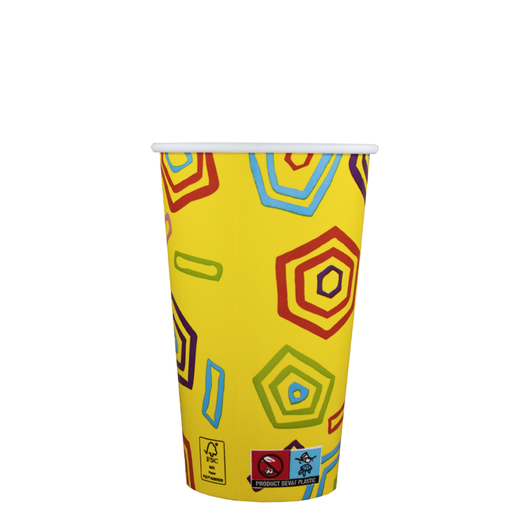 Milkshakebekers - Love, Relax, Drink - FSC® - 450cc/16oz - 500 st/ds