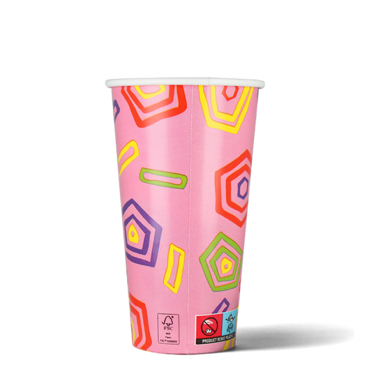 Milkshakebekers - Love, Relax, Drink - FSC® - 560cc/20oz - 500 stuks