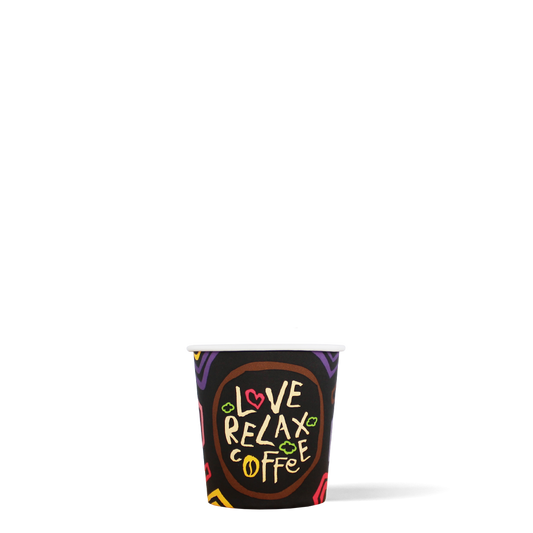 Espressobekers - Love, Relax, Coffee - FSC® - 120cc/4oz - 1.000 st/ds