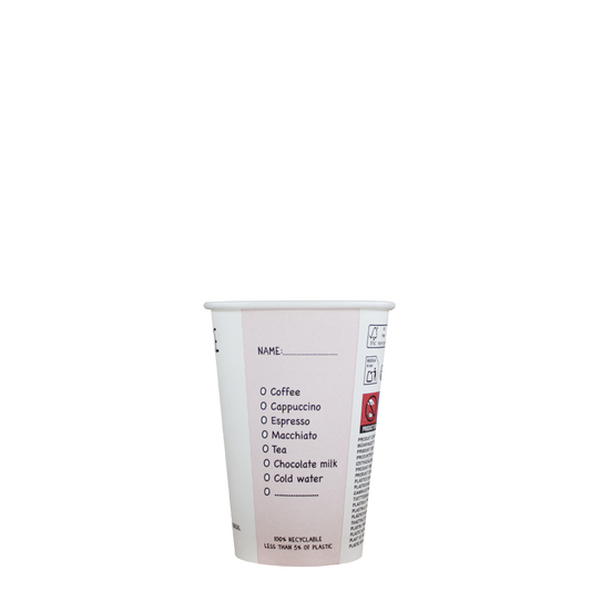 Koffiebekers - Make A Difference - FSC® - Low PE - 180cc/7.5oz - 2.500 st/ds
