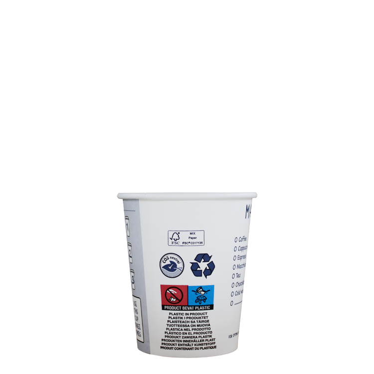 Cappuccinobekers - Make A Difference - FSC® - 230cc/8oz - 1.000 st/ds