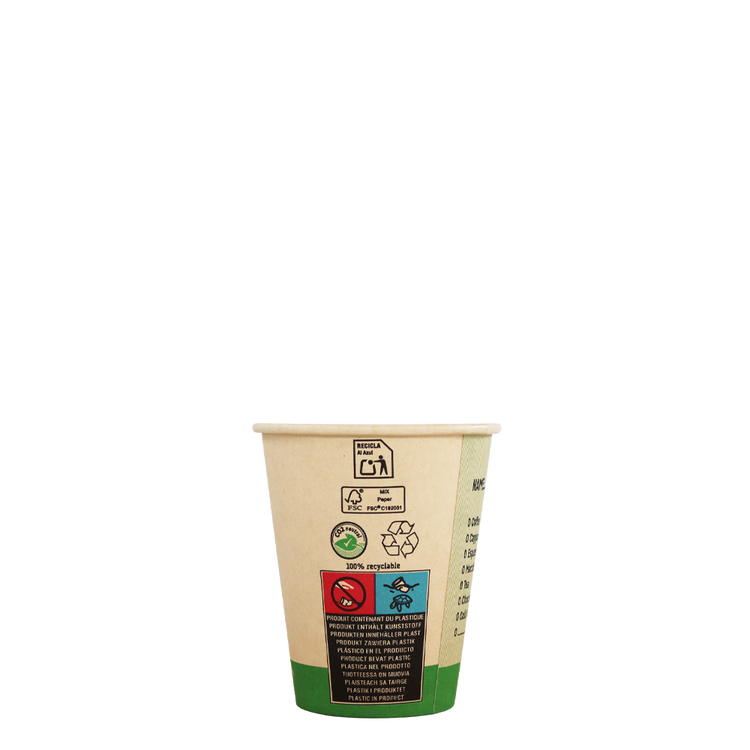 Koffiebekers - Enjoy - Bamboe - 150cc/6oz - 2.500 st/ds