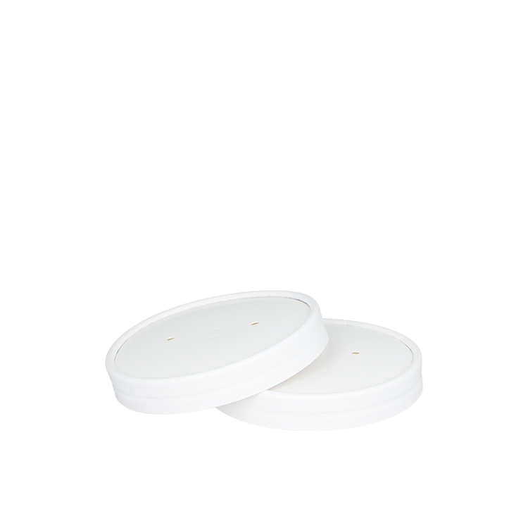 Soepbeker deksels CupToGo - PE - wit - 450cc/16oz Ø 98mm - 500 st/ds