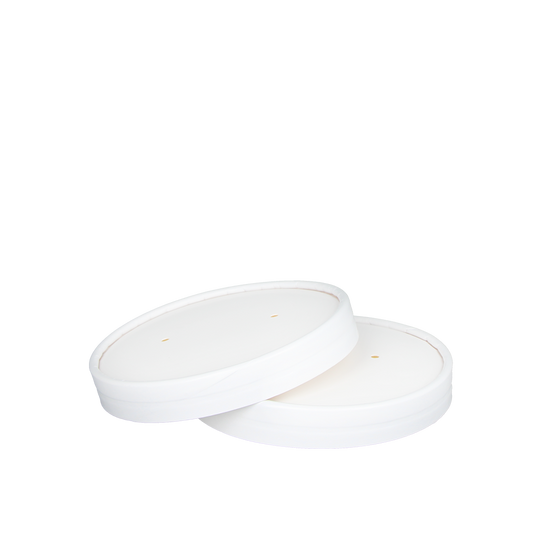 Soepbeker deksels CupToGo - PE - wit - 750cc/26oz Ø 118mm - 500 st/ds
