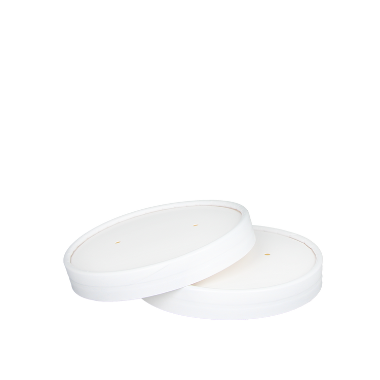 Soepbeker deksels CupToGo - PE - wit - 750cc/26oz Ø 118mm - 500 st/ds