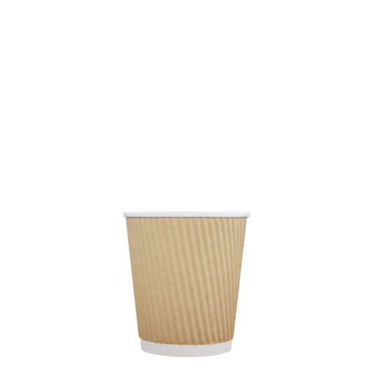 Koffiebekers - Ripple Wall - Kraft - 177cc/7oz - 500 st/ds