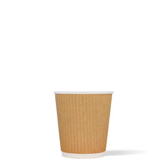 Koffiebekers - Ripple Wall - Kraft - 177cc/7oz - 500 st/ds
