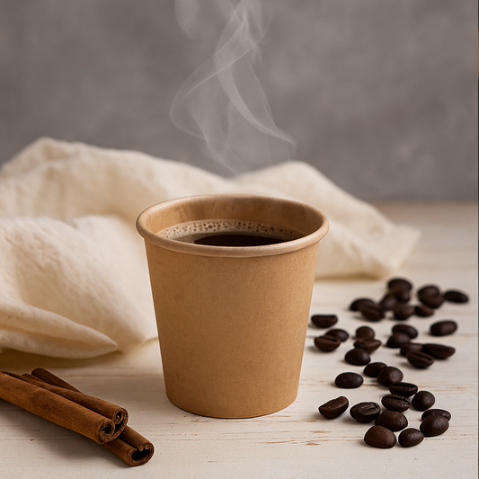 Espressobekers - Kraft - 120cc/4oz - 1.000 st/ds