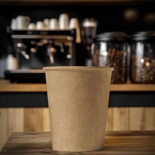 Koffiebekers - Kraft - Low PE - 180cc/7.5oz - 2.500 st/ds
