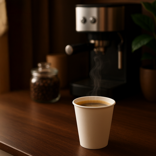 Ristrettobekers - wit - 100cc/3oz - 1.000 st/ds