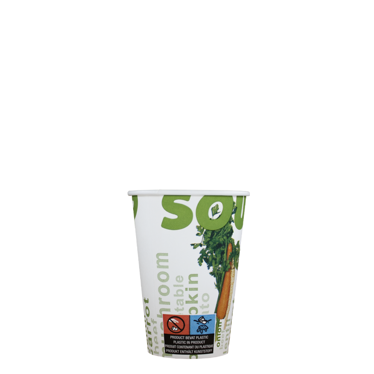Kartonnen soepbekers - 180cc/7.5oz - 2.500 st/ds