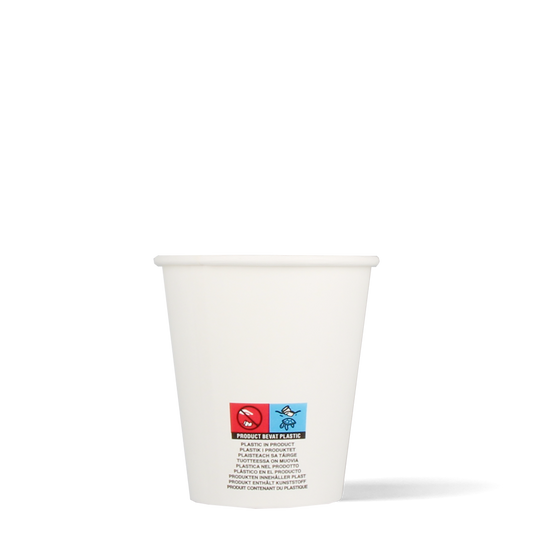 Lattebekers - wit - 300cc/10oz - 1.000 st/ds