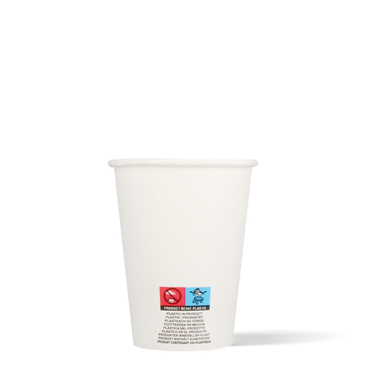 Lattebekers - wit - 360cc/12oz - 1.000 st/ds