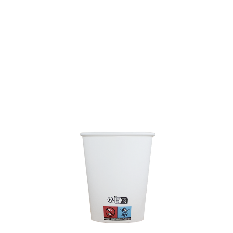 Koffiebekers - Slim Stack - Wit - 150cc/6oz - 2.000 st/ds