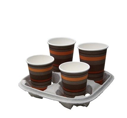 Draagtray 4 Koffiebekers - 220 st/ds