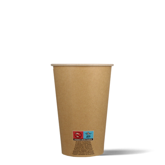 Lattebekers - Kraft - 360cc/12oz Vending (80mm top) - 1.000 st/ds