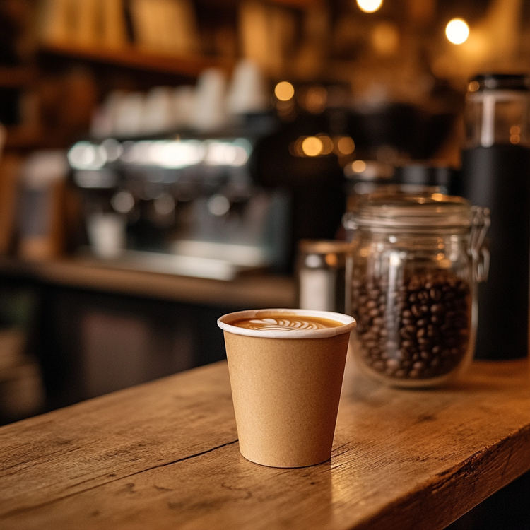 Espressobekers - FSC® Kraft - 120cc/4oz - 1.000 st/ds