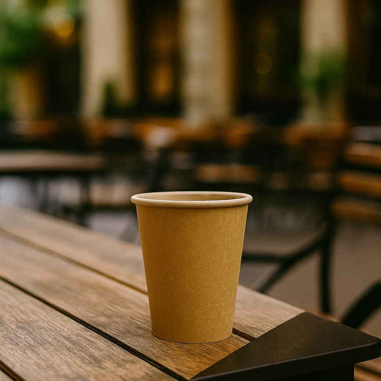 Koffiebekers - Kraft - Low PE - 150cc/6oz - 2.500 st/ds