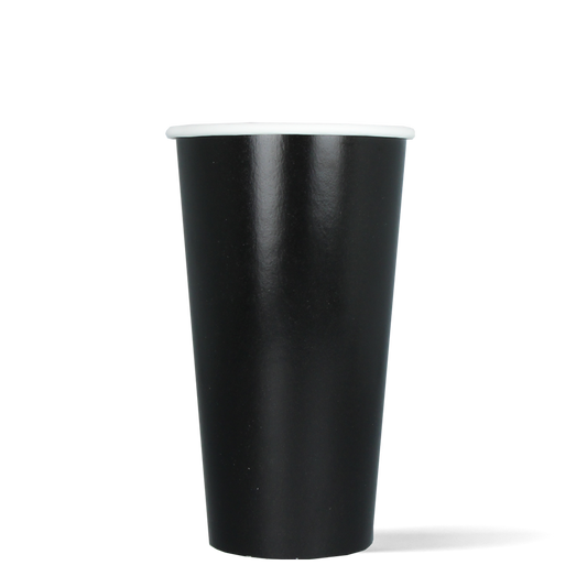 Milkshakebekers - FSC® - zwart - Ø90mm - 600cc/20oz - 500 st/ds