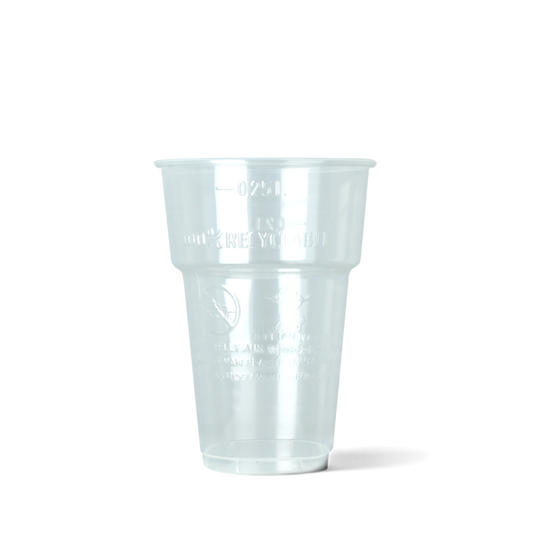 Plastic (PP) bierbeker Proppy - 0,2L/250cc - 1.000 st/ds