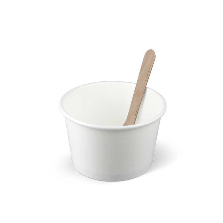 IJsbekers - wit - 120cc/4oz - 1.000 st/ds