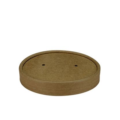 Soepdeksels karton 26oz (118mm) - KRAFT PLA CupToGo - 500 stuks per doos - Goedkopekoffiebekers.nl (6978961604767)